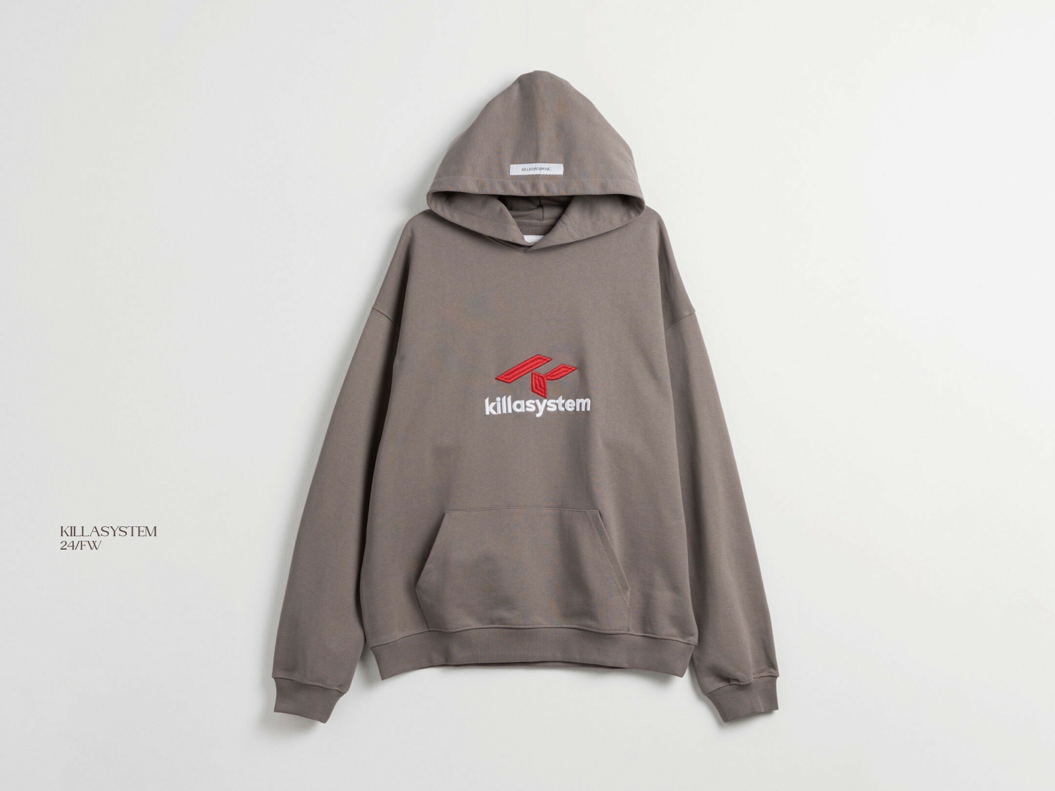 Fashion killa帽踢-SOLID STITCH COLOR HOODIE