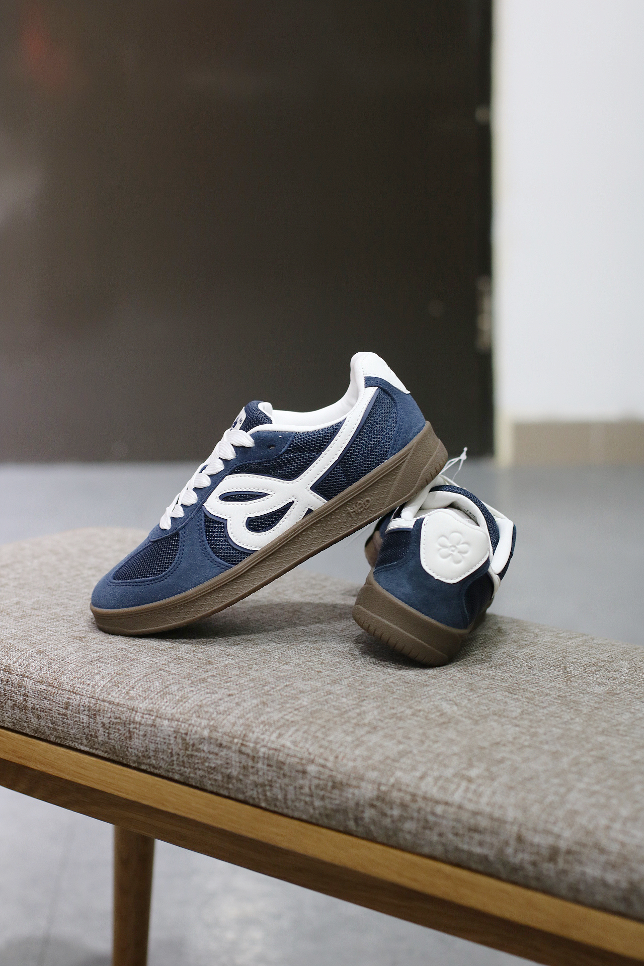 HBD x We Flower 小花鞋休閒鞋AESPA 同款 NAVY