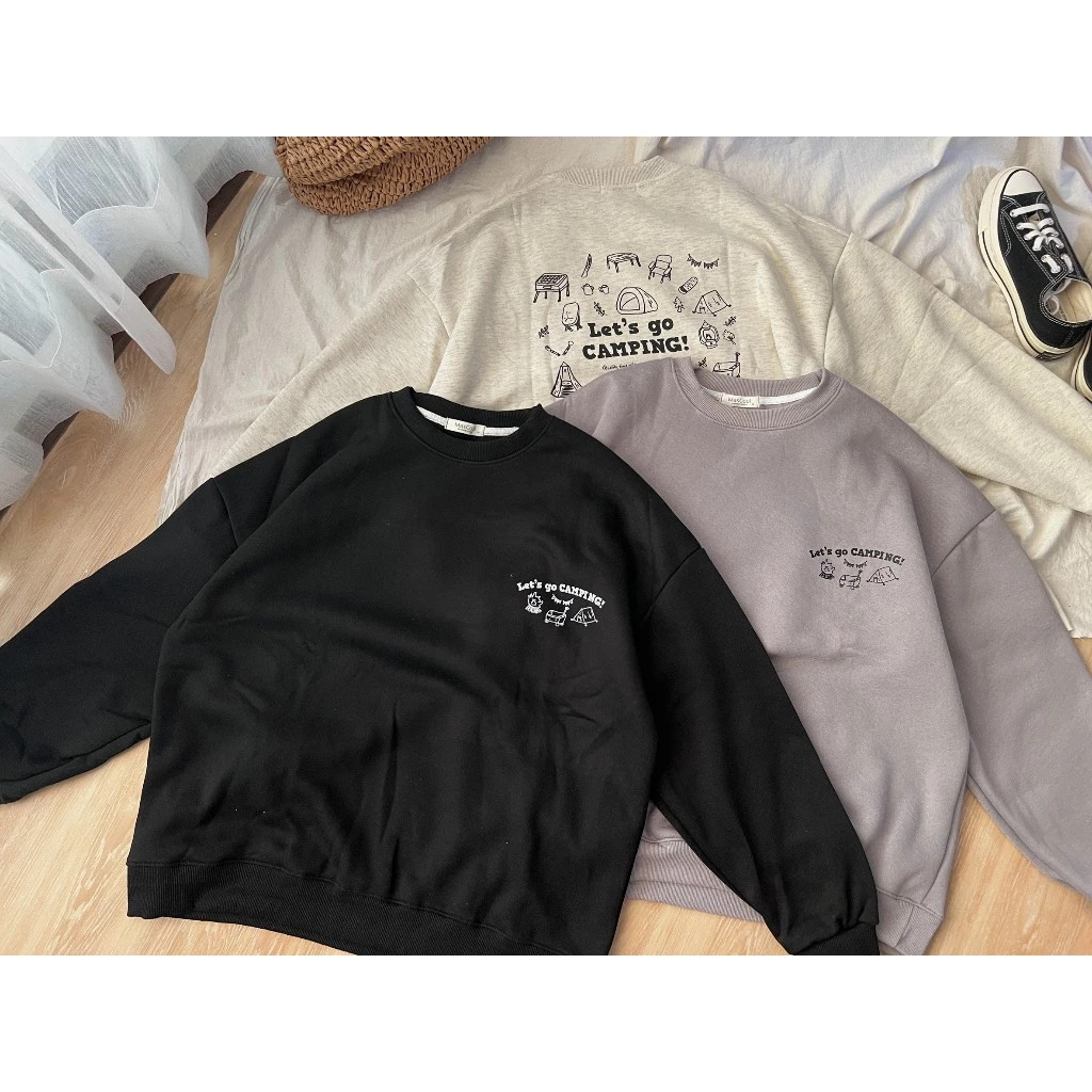 6348 LET'S GO CAMPING 大學T