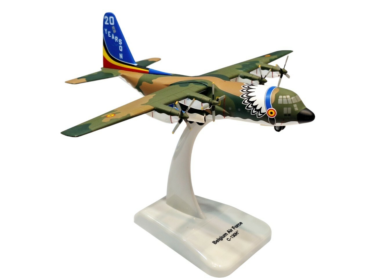 Hogan M-Series 1/200  比利時空軍 C-130H 第15空運聯隊第20中隊 20週年塗裝