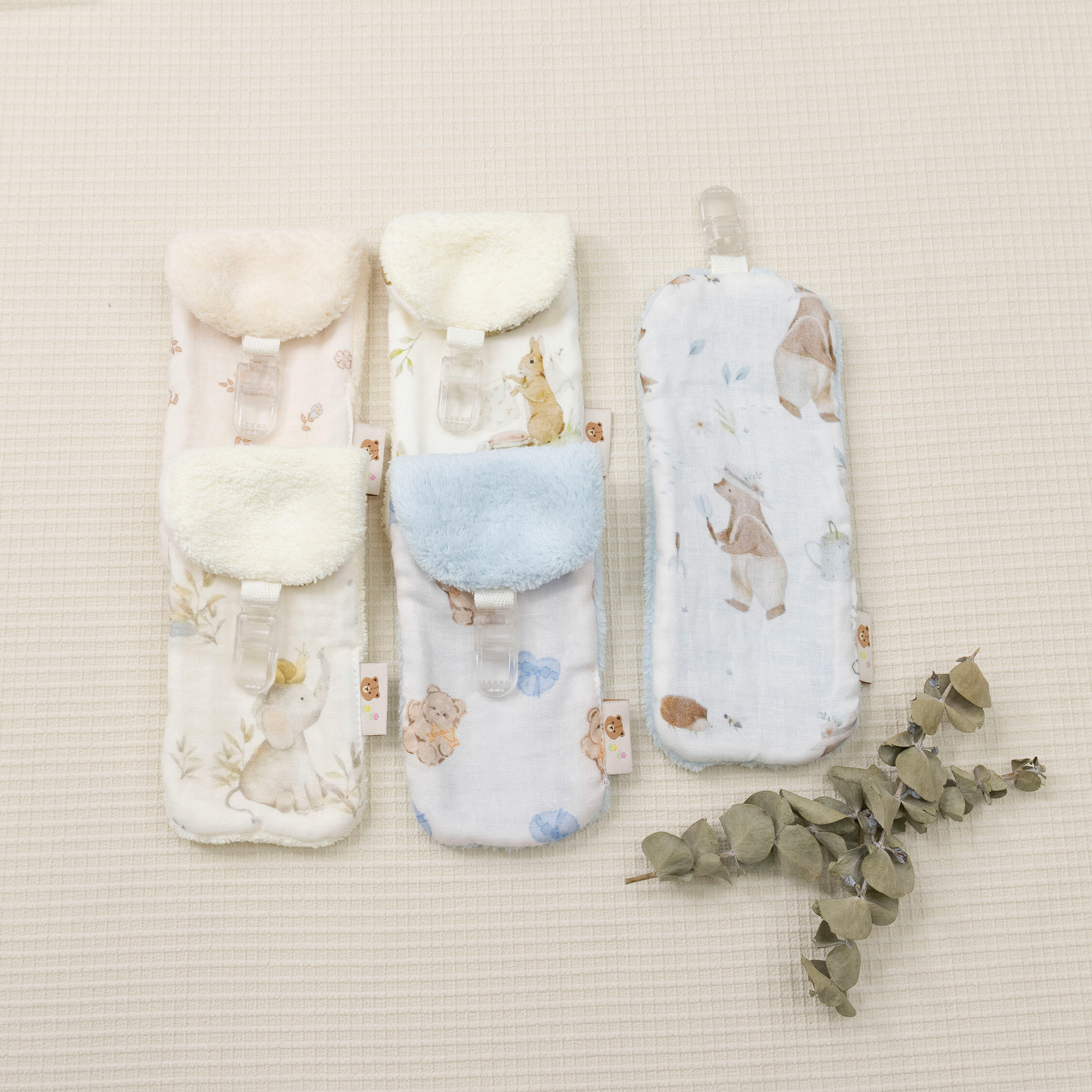 【JB0398】MIT文藝超纖維手帕口水組(兩入一組)＊五款