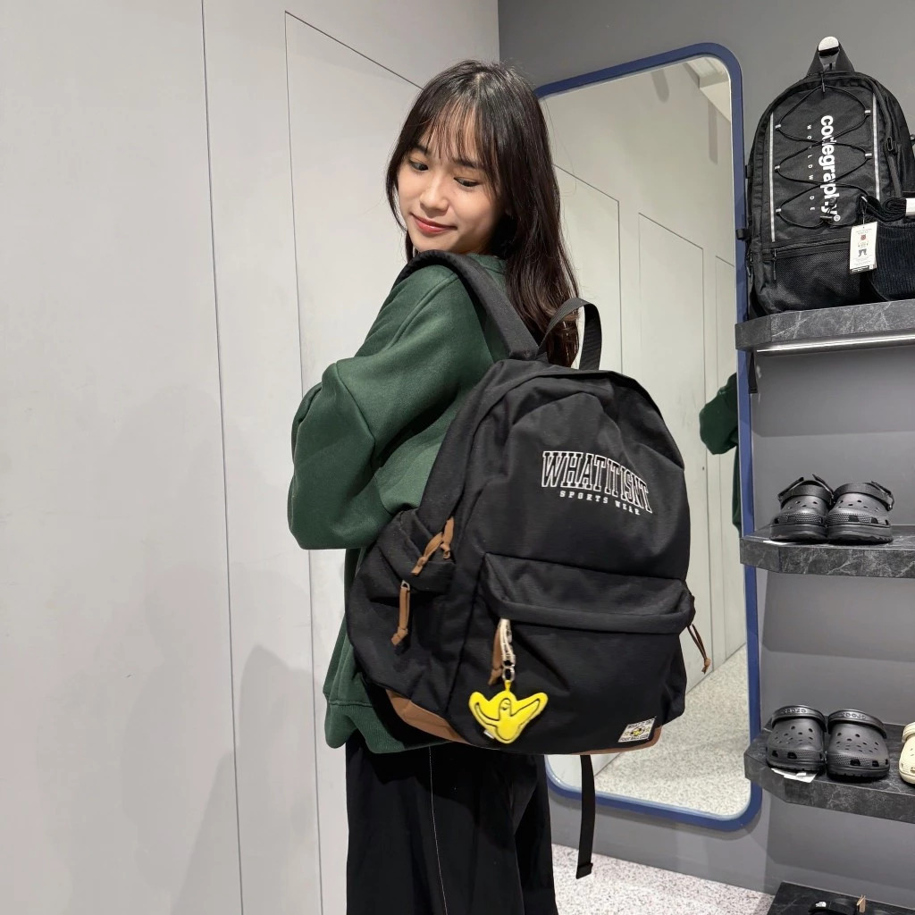 WHAT IT ISNT刺繡小天使後背包