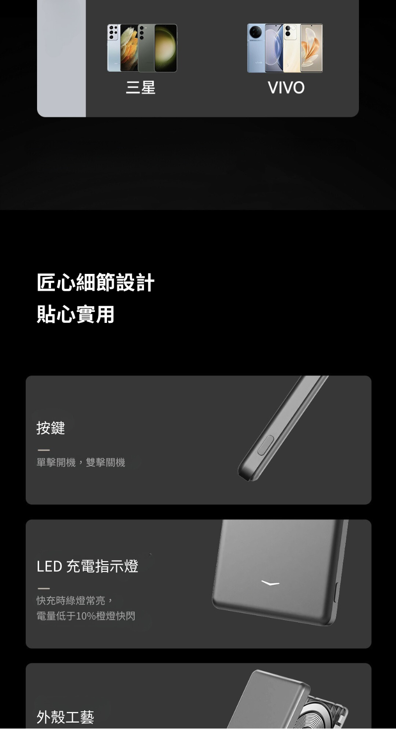 Idmix 超薄磁吸無線行動電源 Q5 Pro