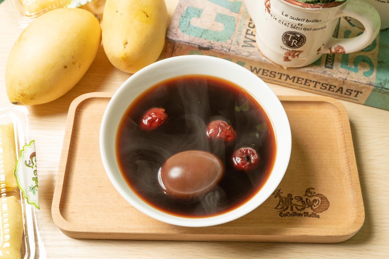 桑寄生蓮子蛋茶