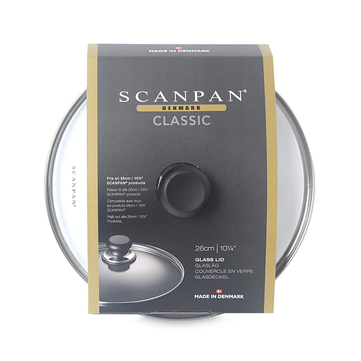 SCANPAN -CLASSIC系列 26cm玻璃蓋 -26001212