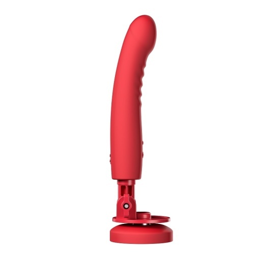 LOVENSE - Mission 2 App-controlled Vibrating Dildo - Red