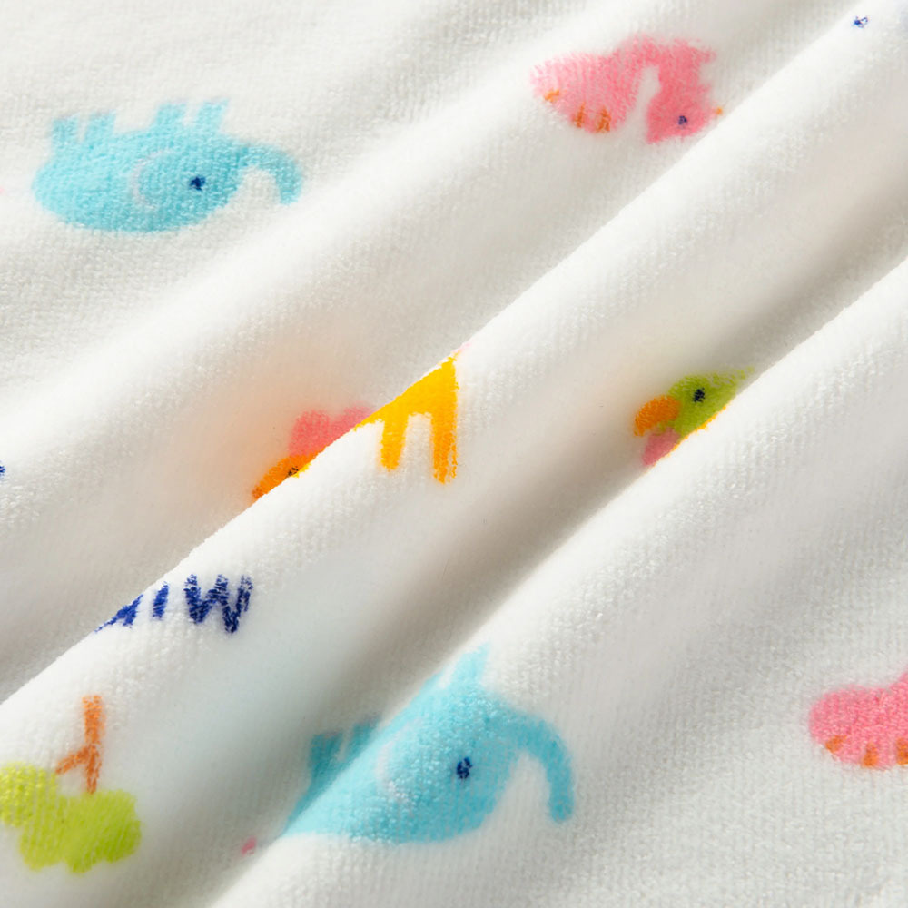 動物圖案蓋毯-多色