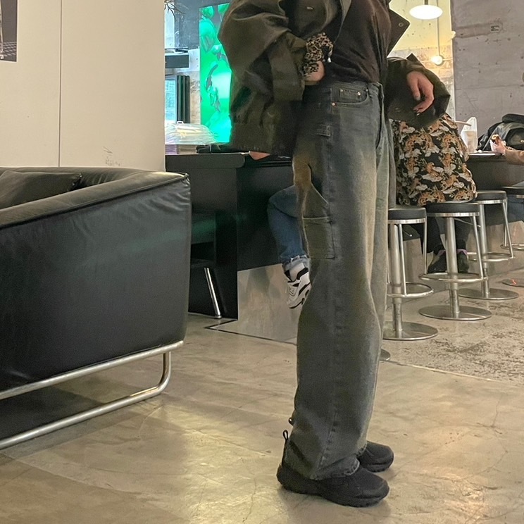 闆娘自留款!超推! 復古刷色牛仔褲