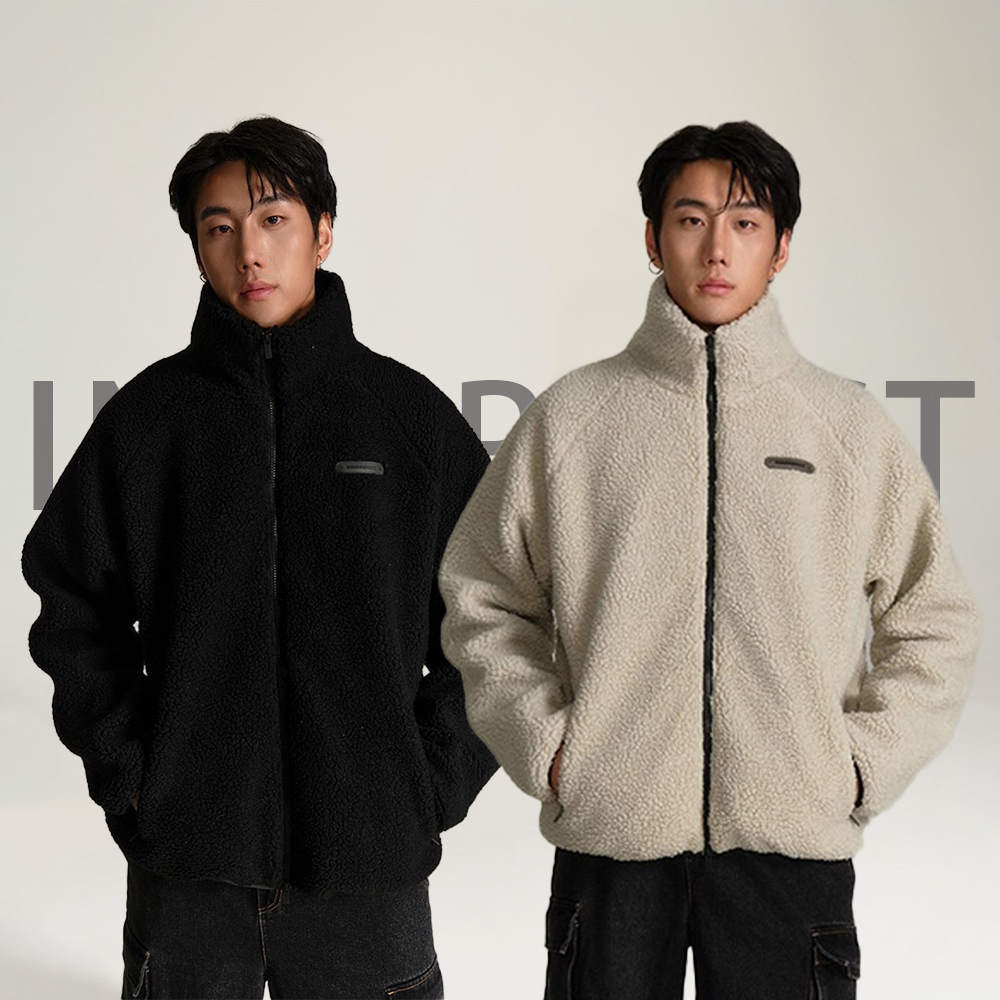 INNERSECT 三生萬物 FOG ESSENTIAL 24FW 抓絨 羊羔絨 果凍標 立領 保暖外套 INN24FWTJK145*