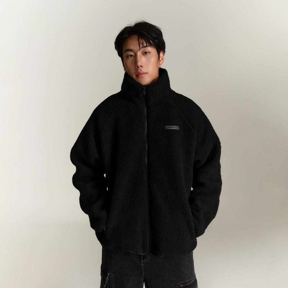 INNERSECT 三生萬物 FOG ESSENTIAL 24FW 抓絨 羊羔絨 果凍標 立領 保暖外套 INN24FWTJK145*