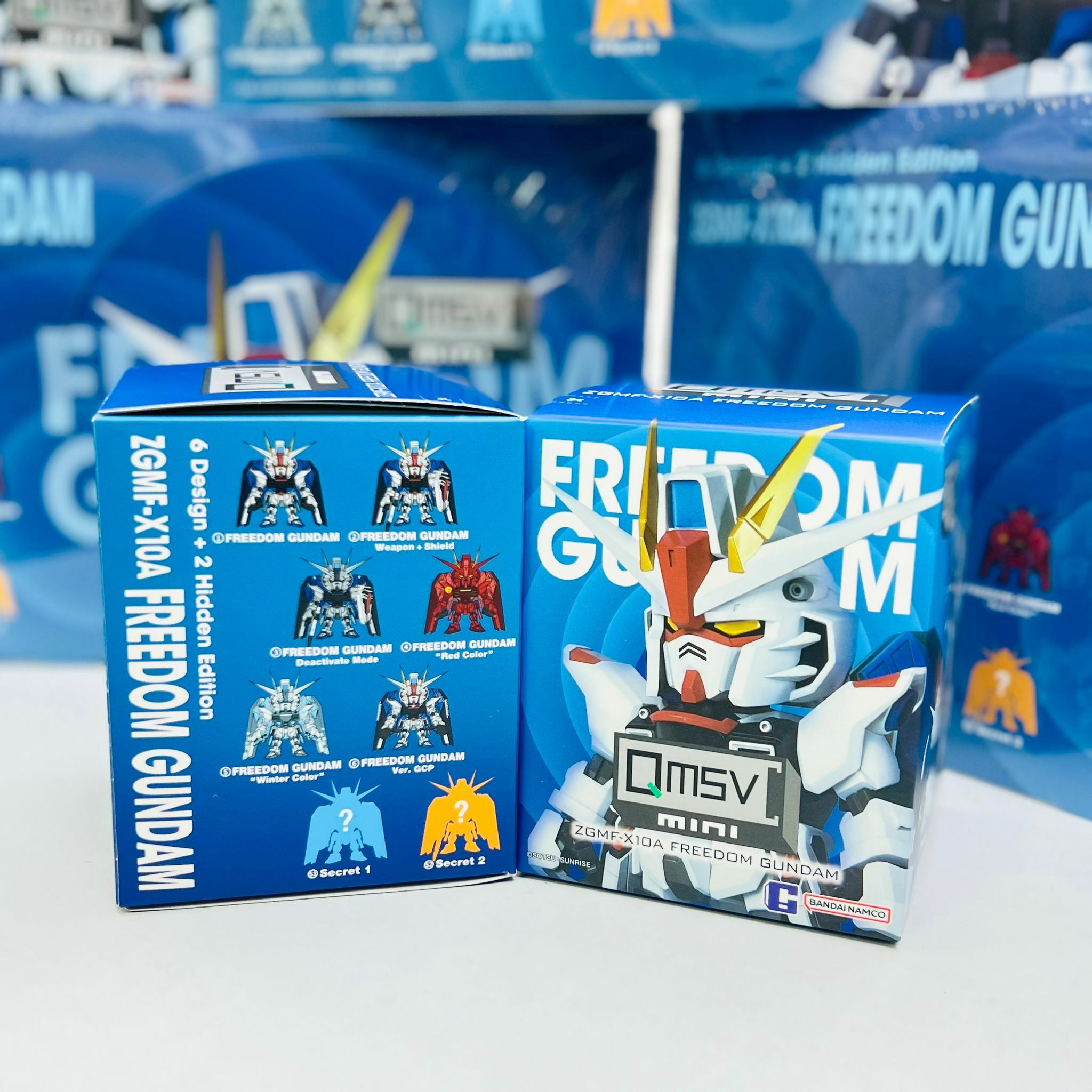 QMSV MINI Freedom Gundam Series Blind Boxes ( Bandai Namco )