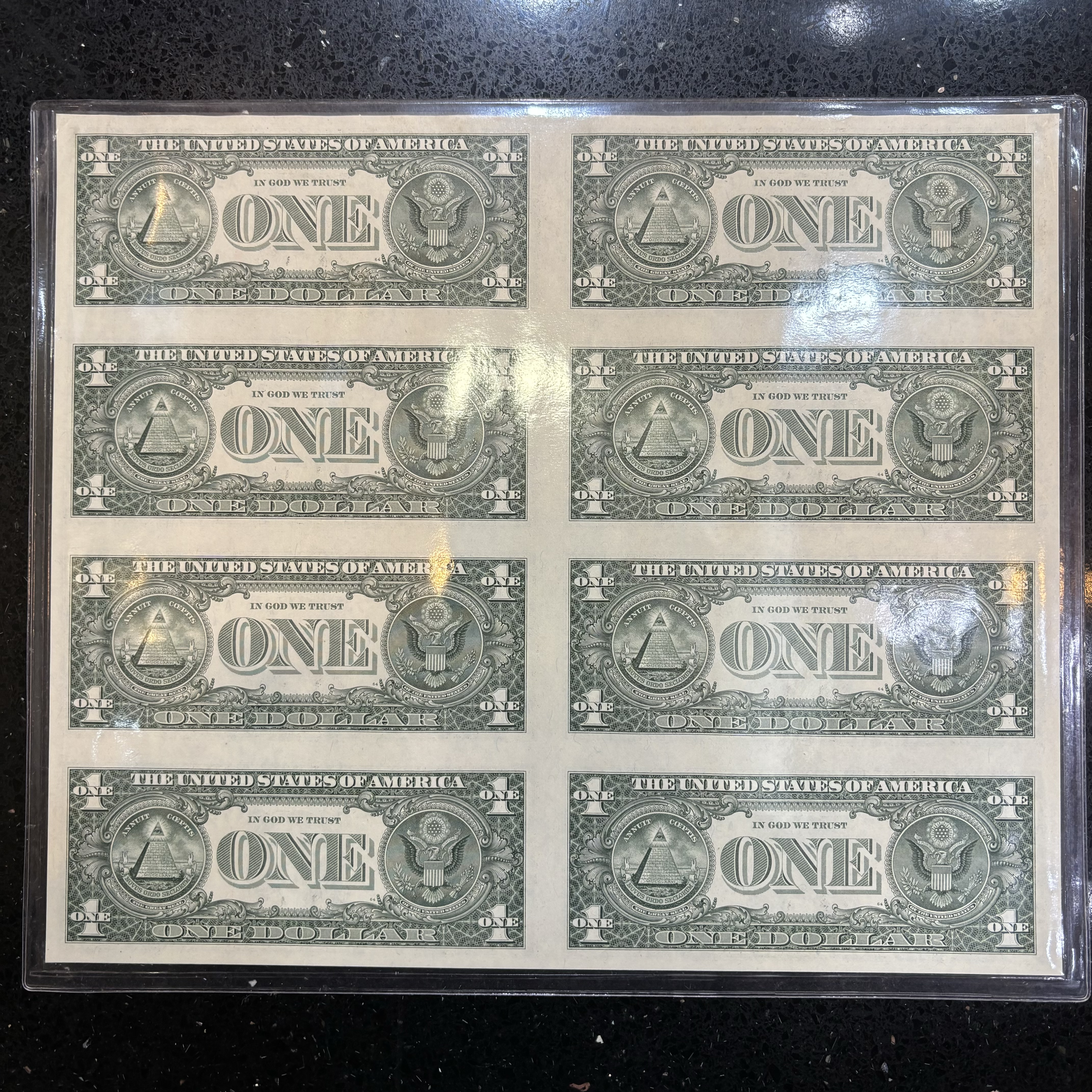 美國特別發售版8連體順號1美元