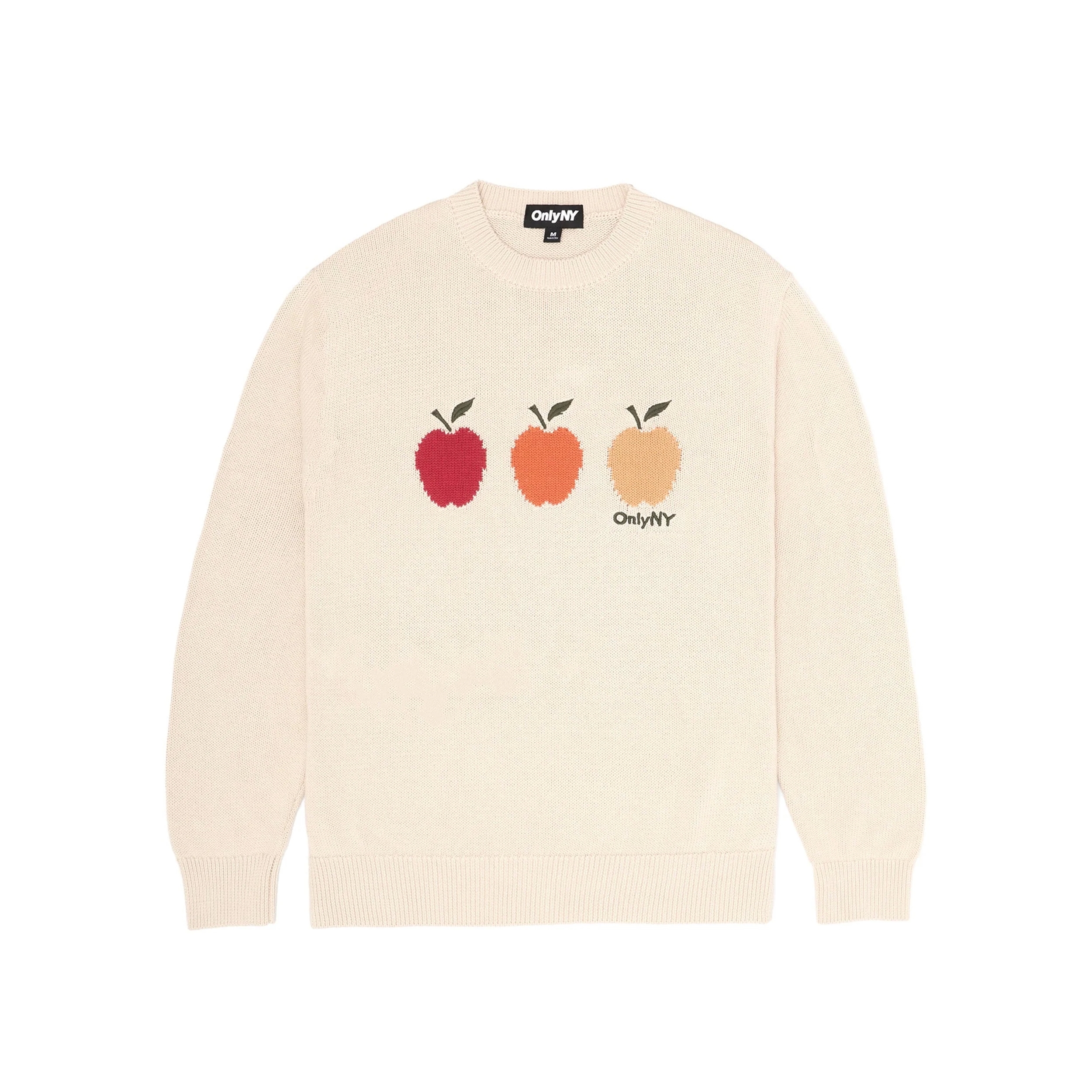 【車庫服飾】Only NY Apple Crewneck Cotton Sweater