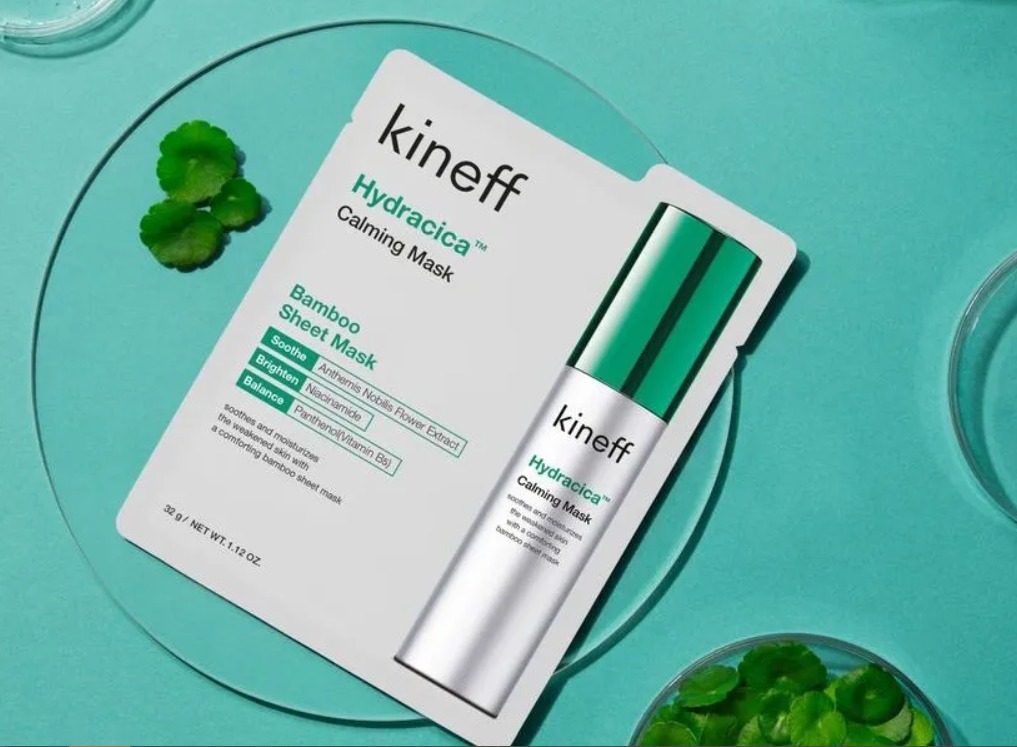 (1141)【現貨】Kineff積雪草精華修復面膜(32g×5 sheets/Box)