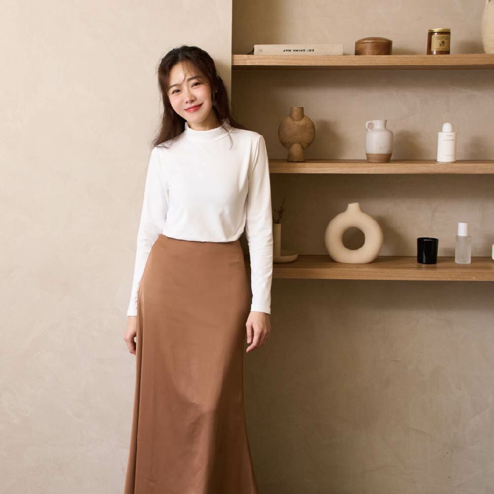 【立領】速暖絨保暖衣3.0-白色