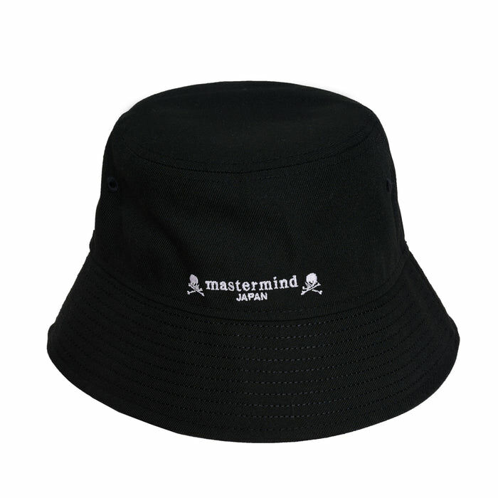 MASTERMIND JAPAN X NEW ERA BCKT01 MMJ WITH PINS BLK WHT 漁夫帽 骷髏徽章 聯名 黑色-MJ24C13-HA101