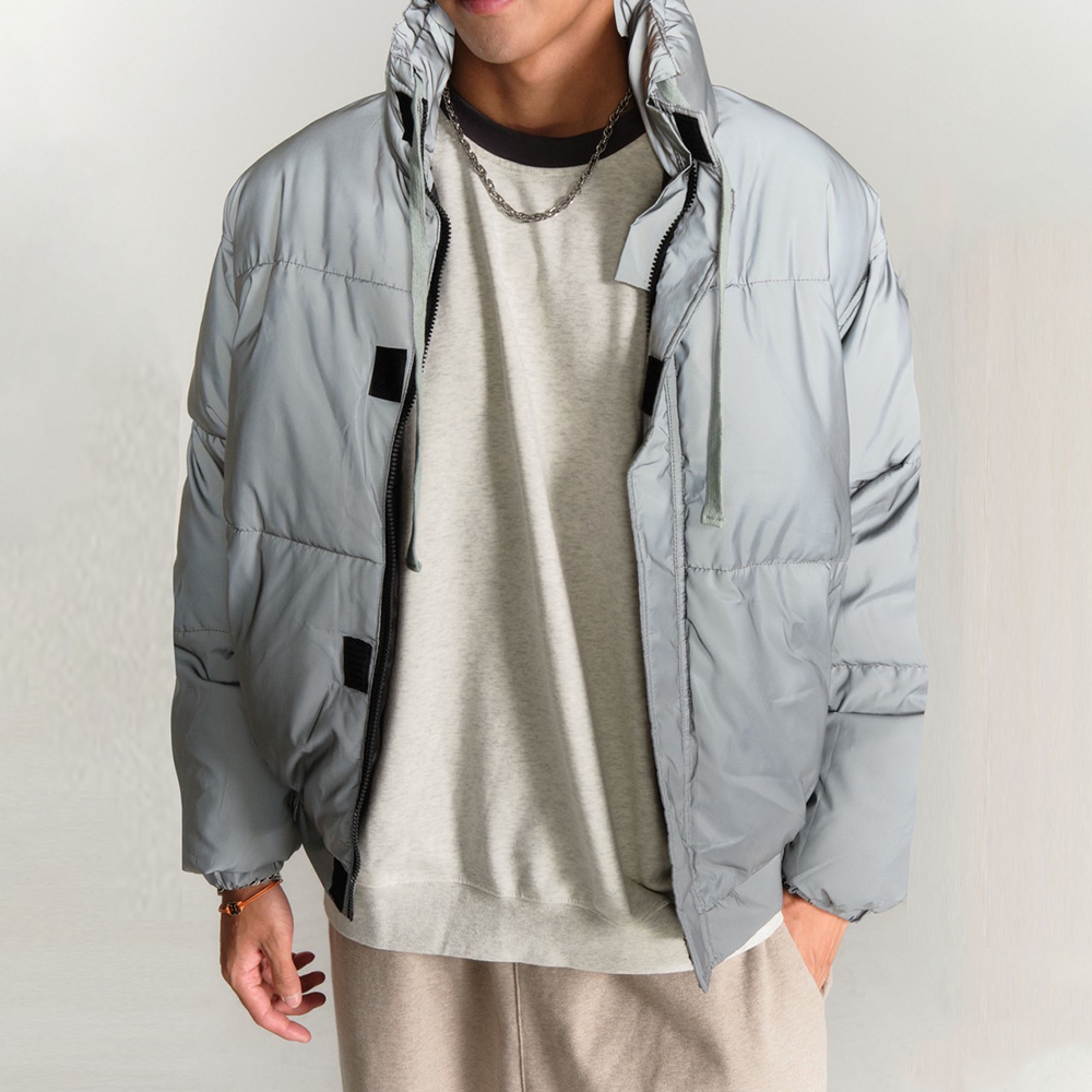 INNERSECT 三生萬物 FOG ESSENTIAL 24FW 漸層 混色 反光 麵包 抽繩 羽絨外套 INN24FWTCP407*