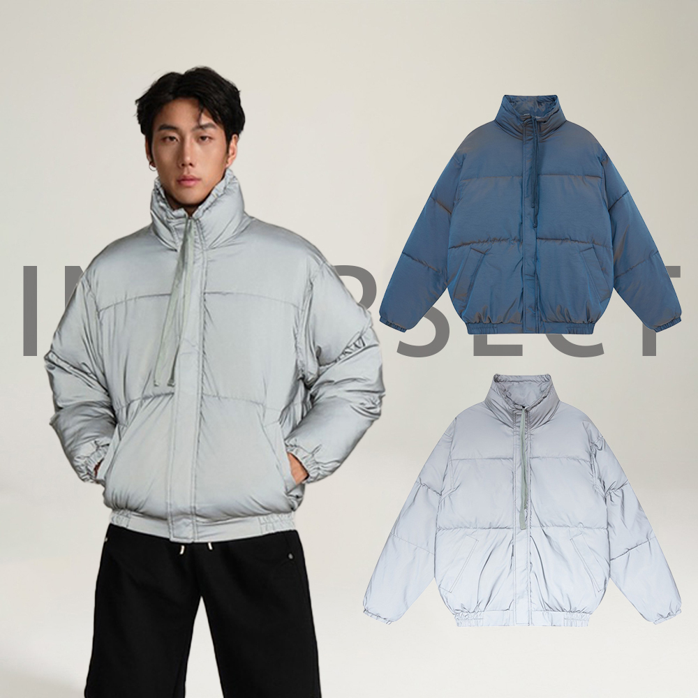 INNERSECT 三生萬物 FOG ESSENTIAL 24FW 漸層 混色 反光 麵包 抽繩 羽絨外套 INN24FWTCP407*