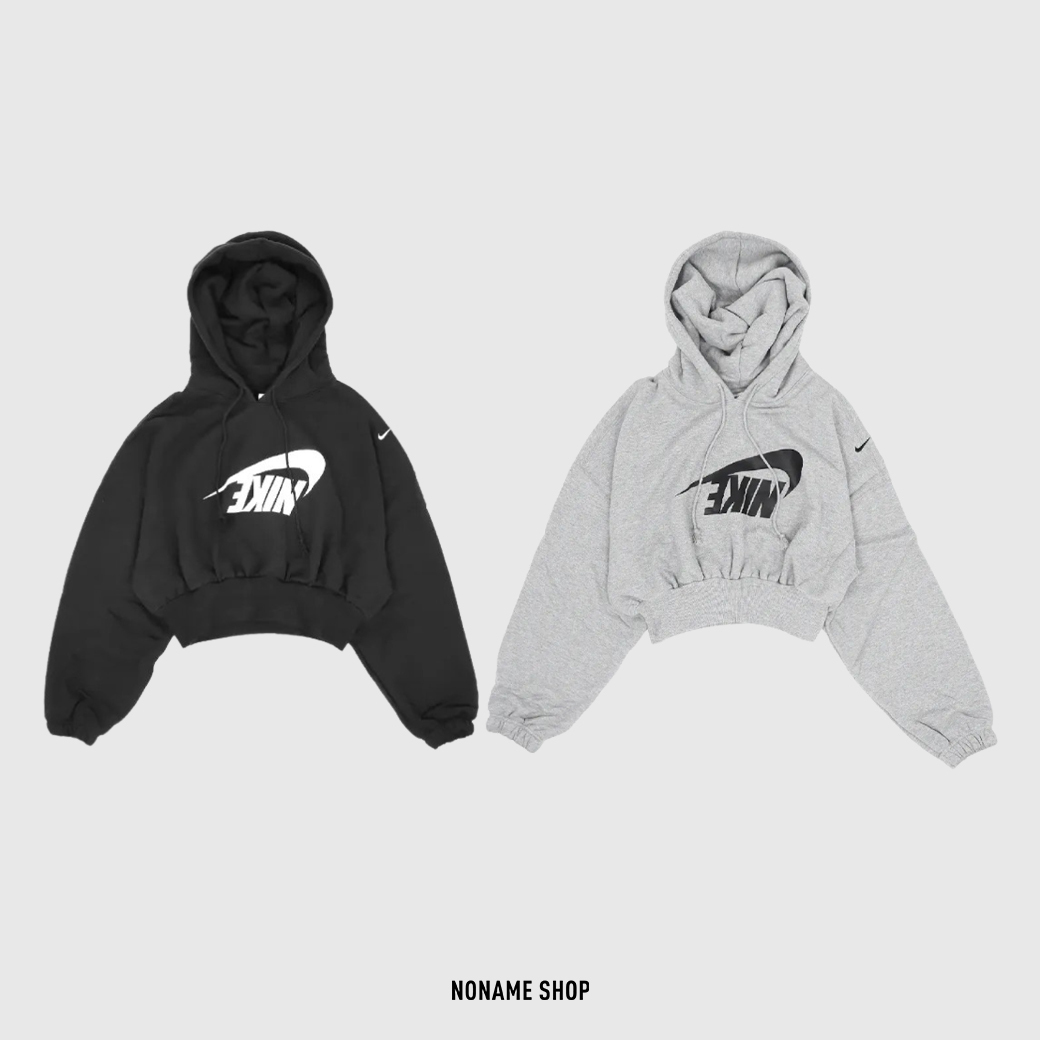 NIKE SPORTSWEAR 寬版 反LOGO 連帽 帽T 兩色 (女款)
