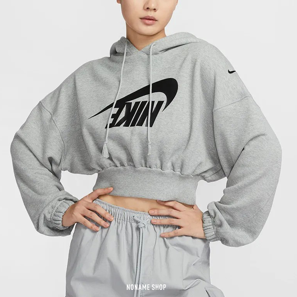 NIKE SPORTSWEAR 寬版 反LOGO 連帽 帽T 兩色 (女款)