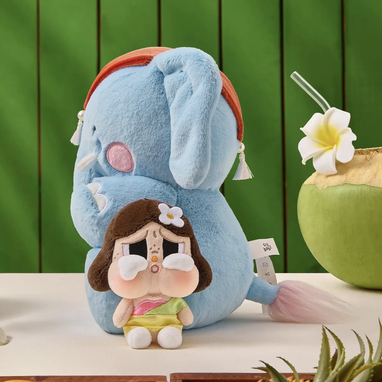 POPMART泡泡瑪特 CRYBABY 哭哭寶貝 HELLO THAILAND 你好泰國 毛絨公仔 磁吸