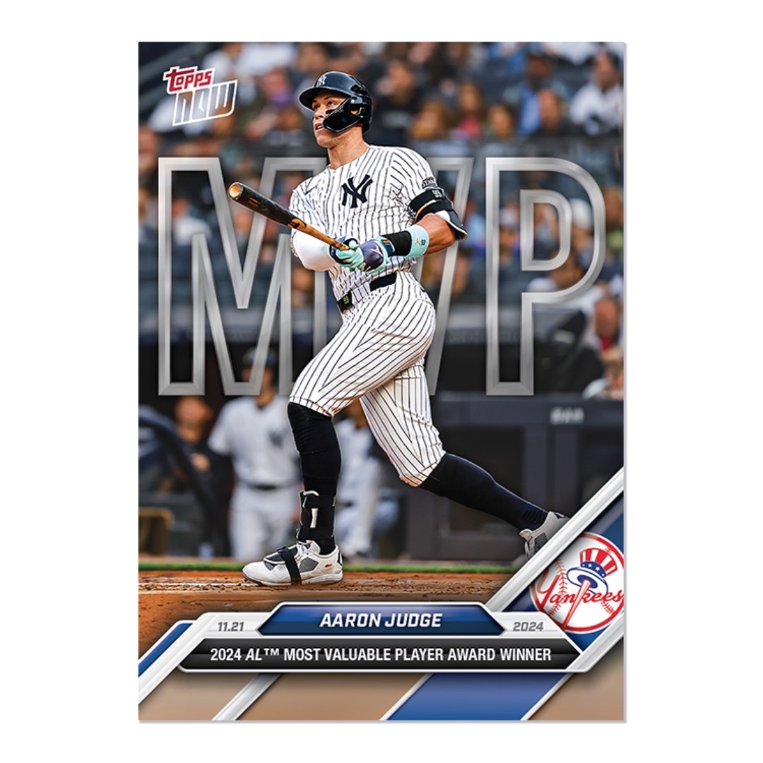 Aaron Judge  Mvp 2024 Mlb Topps Now 賈吉 法官 球員卡 #OS-5