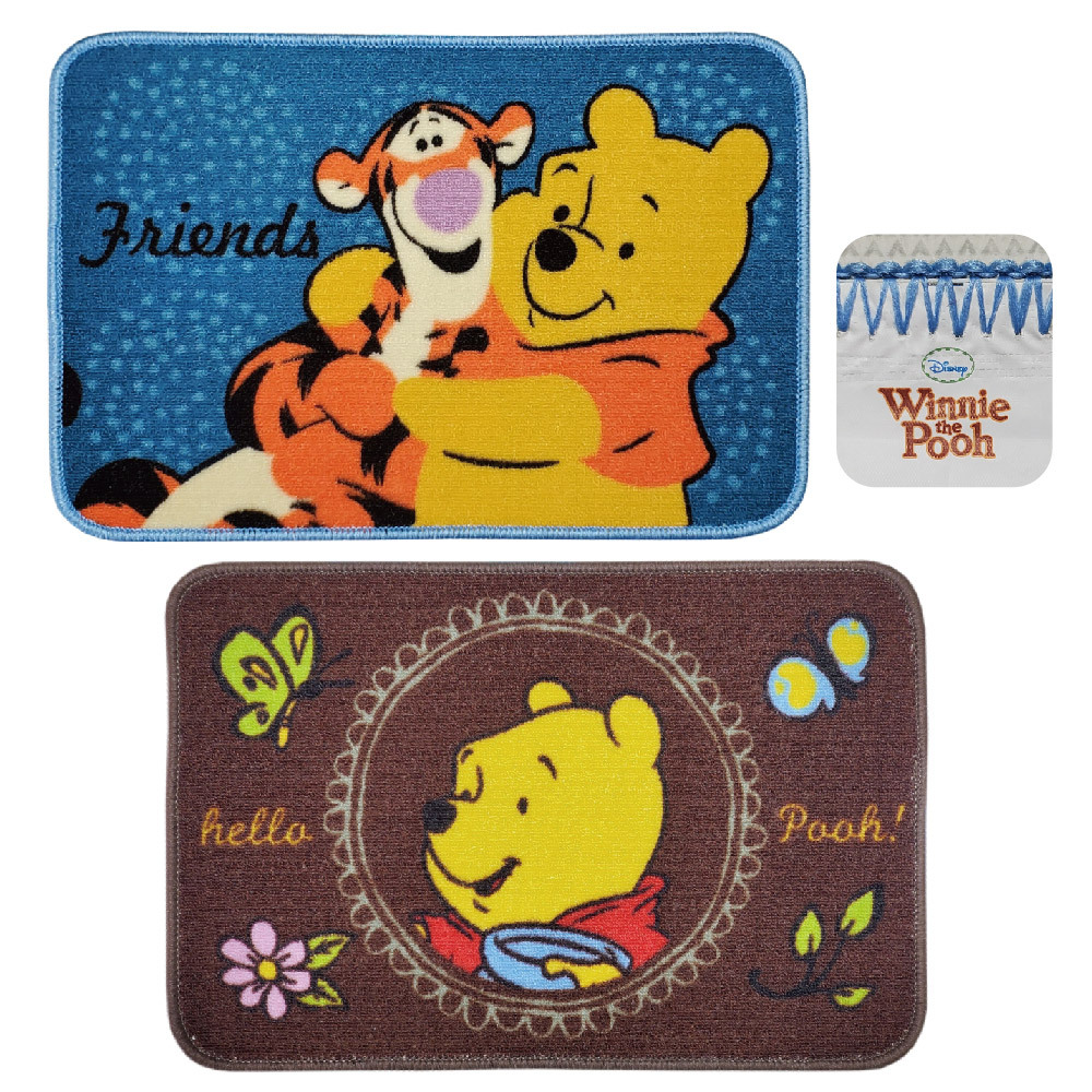 維尼熊造型踏墊 吸水地墊 軟墊 地墊 乳膠止滑底 瞬間吸水 卡通地墊 吸水軟墊 吸水踏墊 小熊維尼