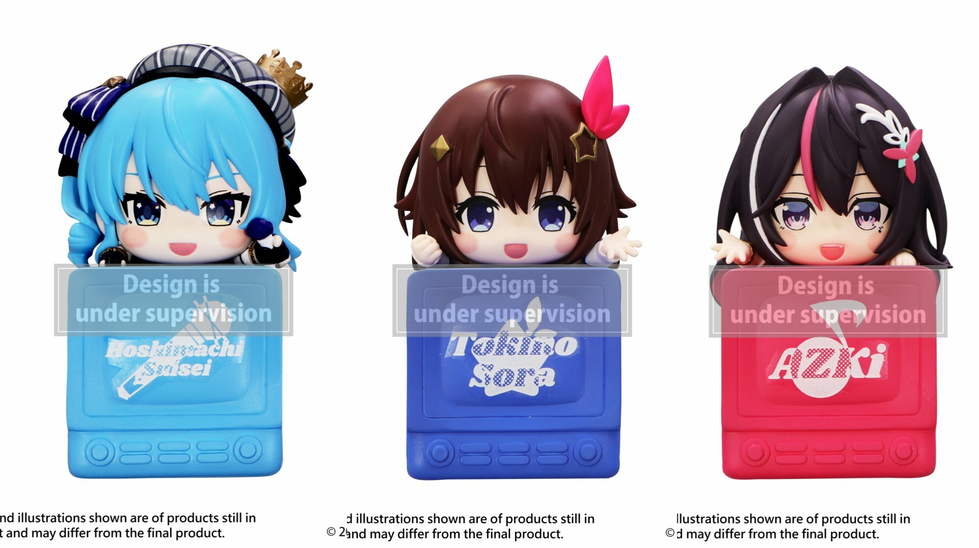 「官品代購」 hololive FURYU 景品 Hikkake Figure ときのそら🐻/AZKi/星街すいせい☄️ ひっかけフィギュア