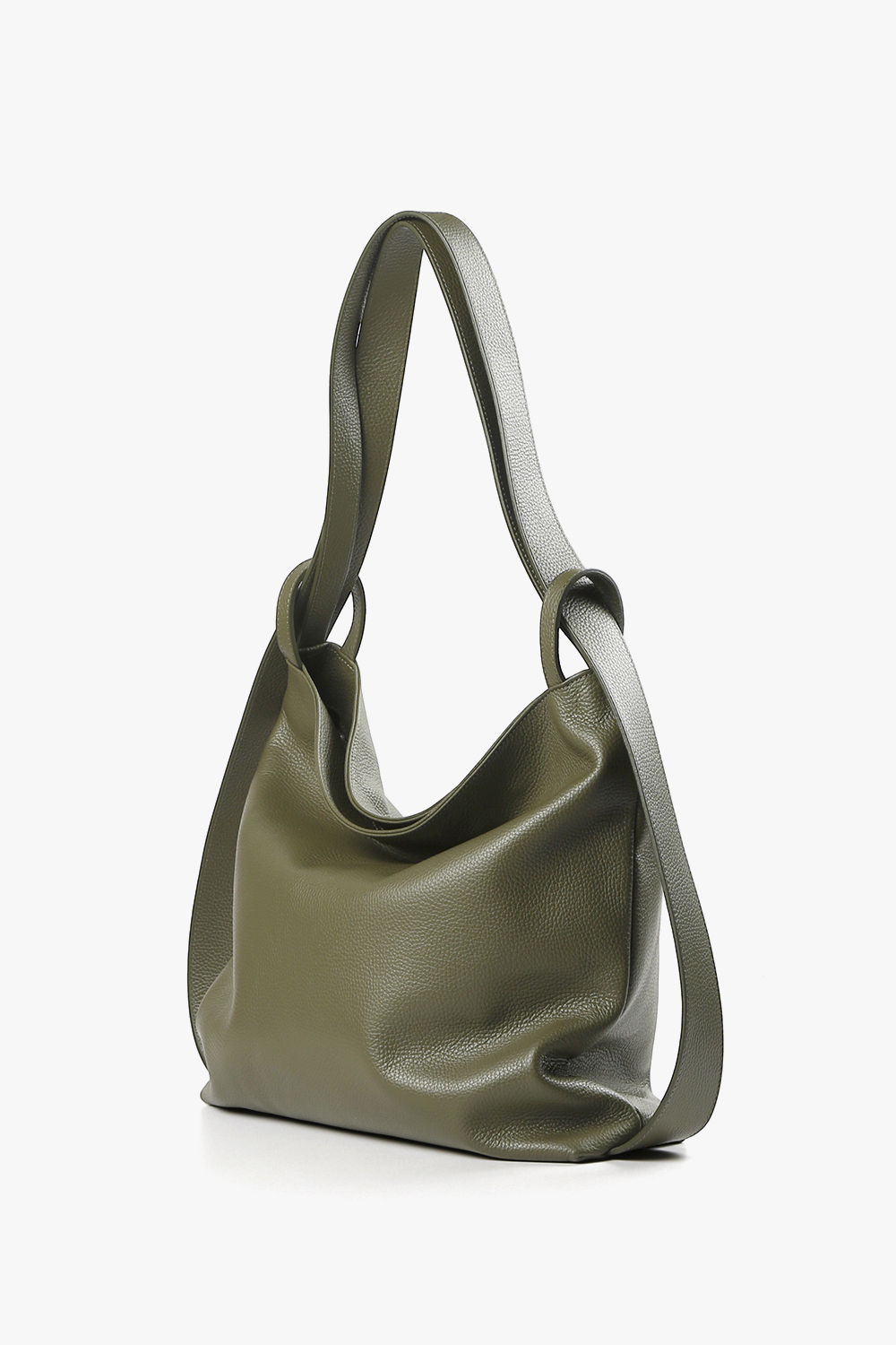 Doppia 極簡兩用中型方包 橄欖