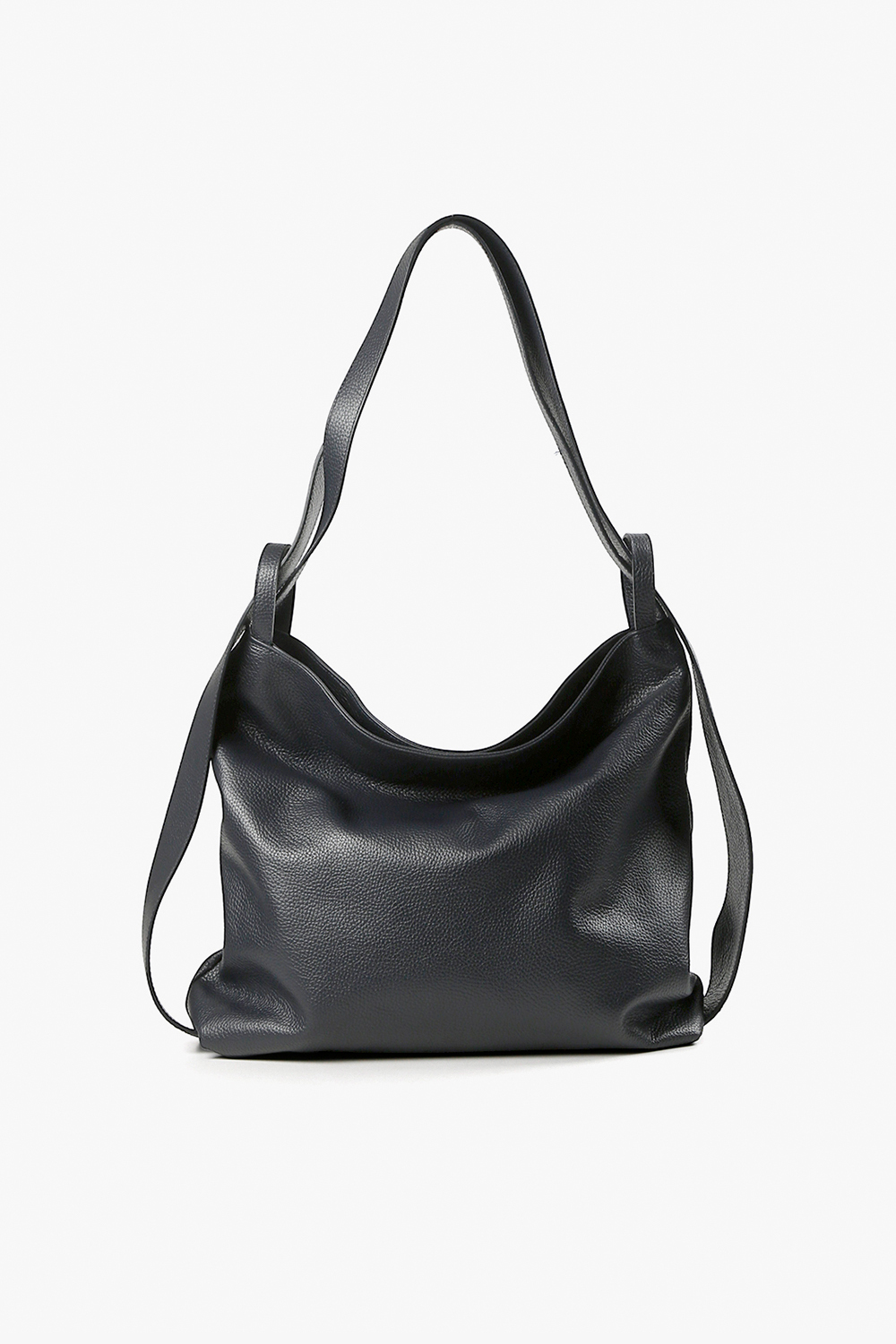 Doppia 極簡兩用中型方包 深藍