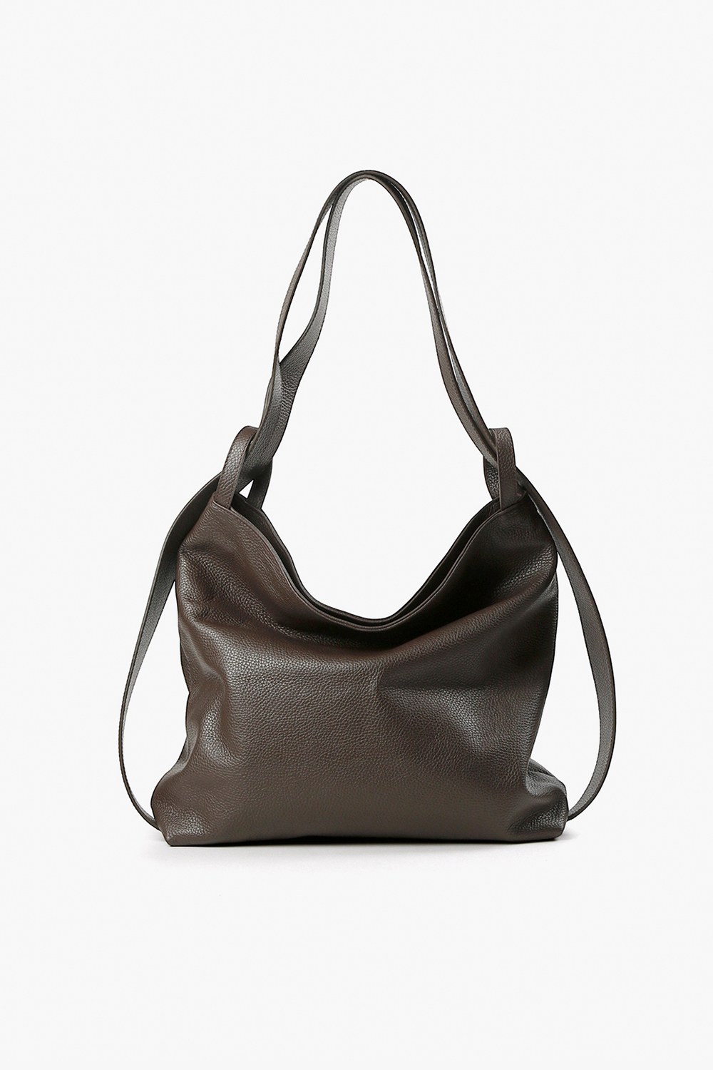 Doppia 極簡兩用中型方包 深咖