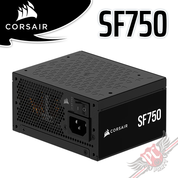 PC PARTY 海盜船CORSAIR SFX 白金750W ATX3.1全模電源供應器