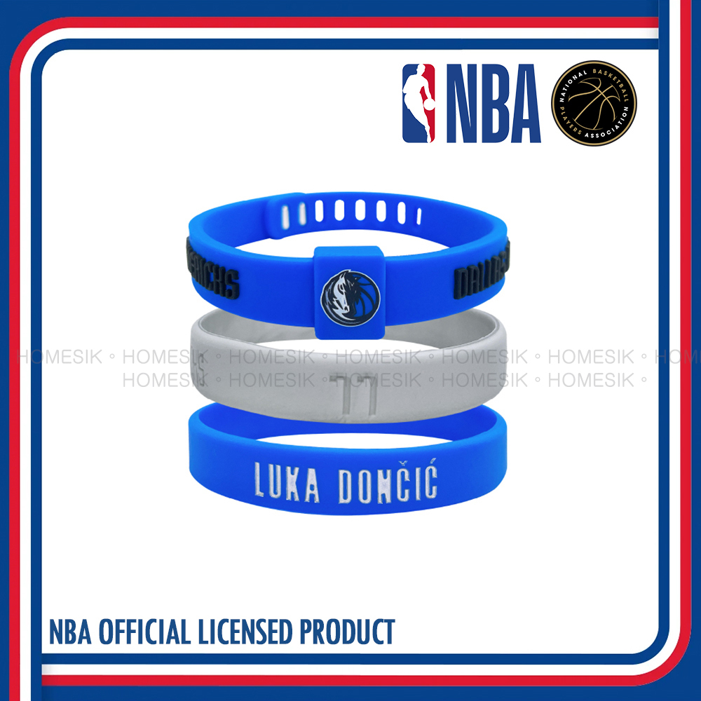 Luka Dončić 運動矽膠手環 (三條裝) 達拉斯獨行俠 盧卡·當錫