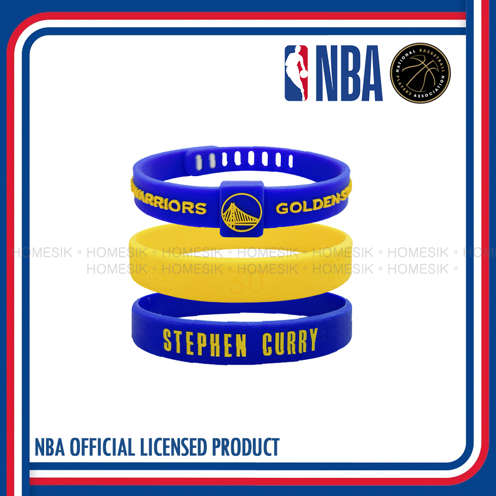 Stephen Curry 運動矽膠手環 (三條裝) 金州勇士 史提芬·居里