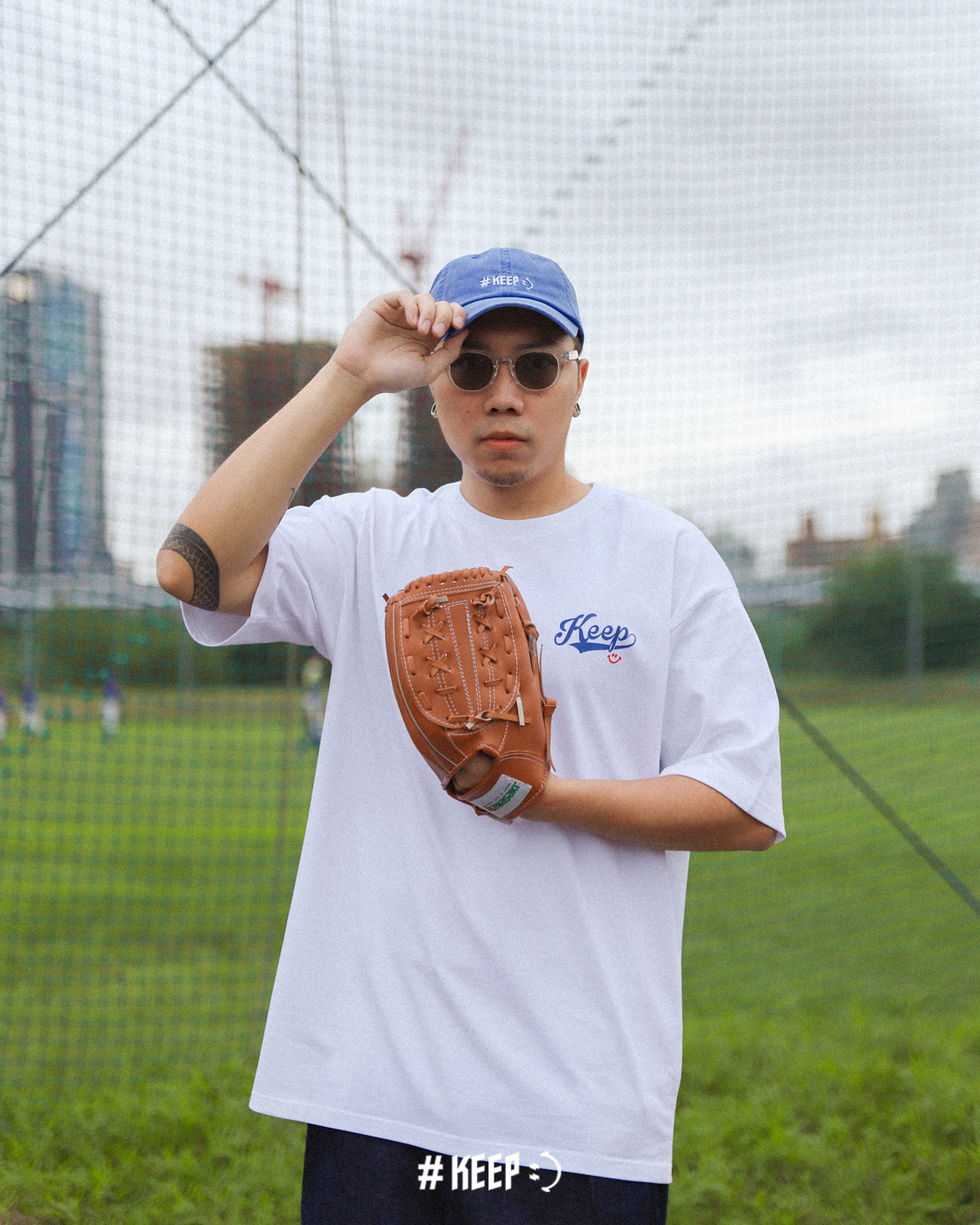 [6折售出無退換] #KEEP GOOD BASEBALL TEE 白色 必勝好棒 12強 棒球 中華隊 台灣限定 短TEE【KS249-WH】