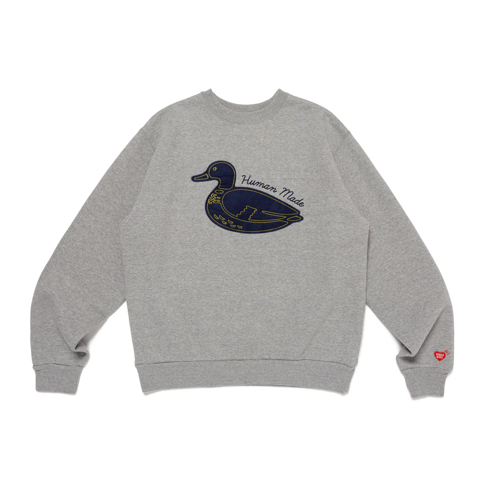 -(B024)-HUMAN MADE GRAPHIC SWEATSHIRT 棉長袖 大學T 酒紅/灰/黃-HM28CS014