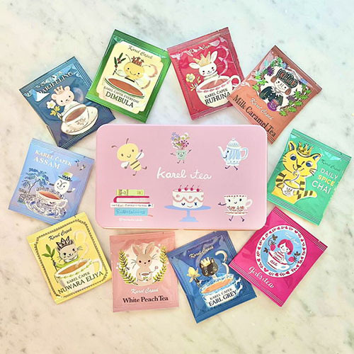 日本 Karel Čapek 山田詩子-tea lover鐵盒茶包組 最愛的茶時光(10入)