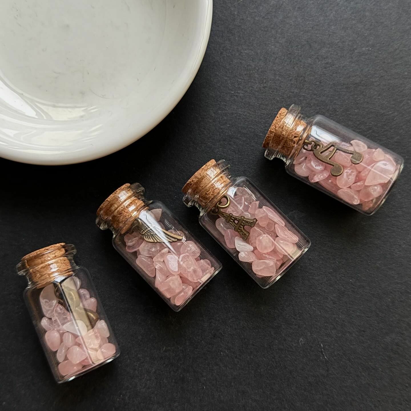 [原石] 粉晶 許願瓶