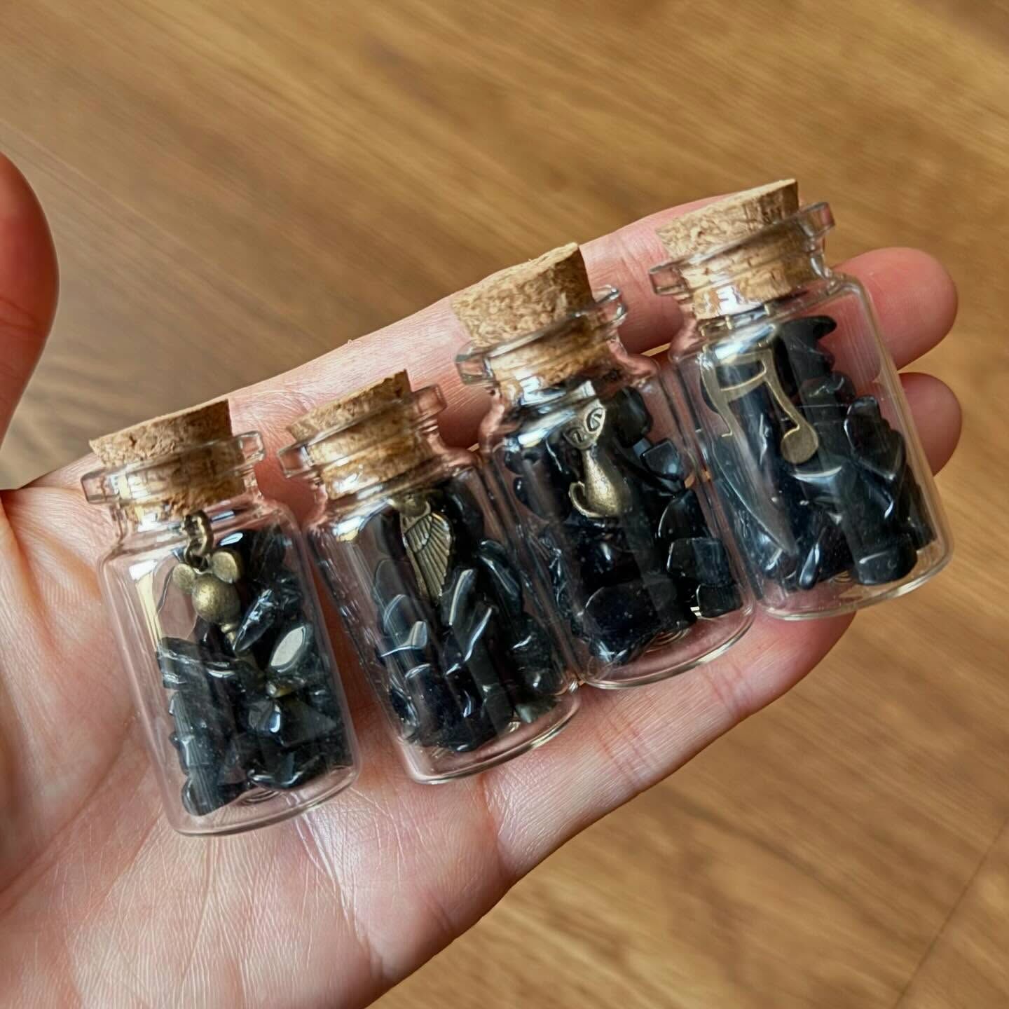 [原石] 黑曜石 許願瓶