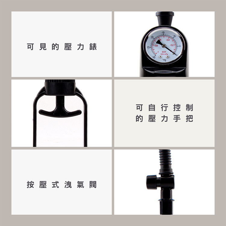 STUNT WORX Accu-Meter Power Pump X2 壓力表式真空吸引器