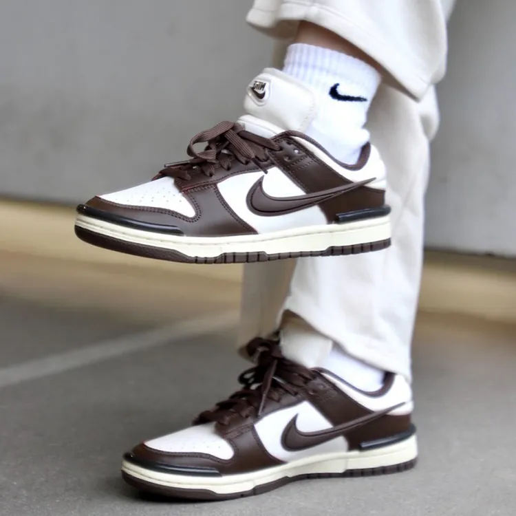 NIKE DUNK LOW TWIST 白棕色 咖啡色 美拉德 小Ambush 果凍勾勾 奶油底