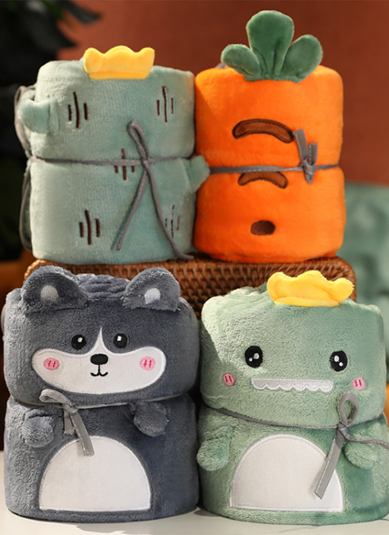 法蘭絨珊瑚絨小毛毯 WS9917