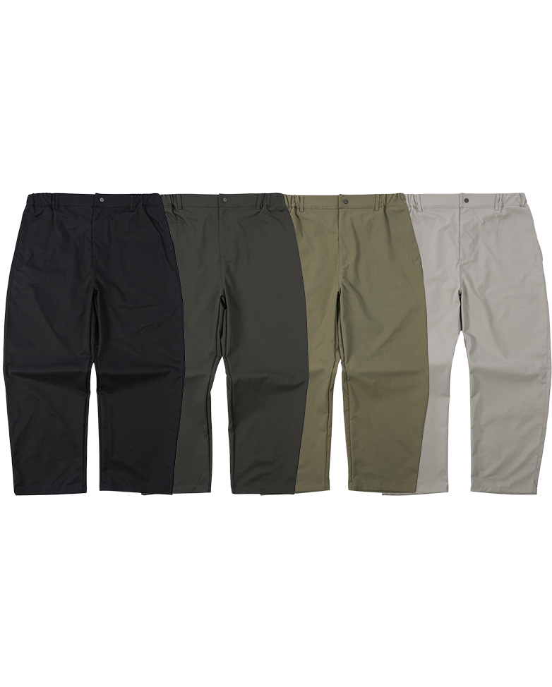 厚磅仿棉微彈 寬鬆工作褲