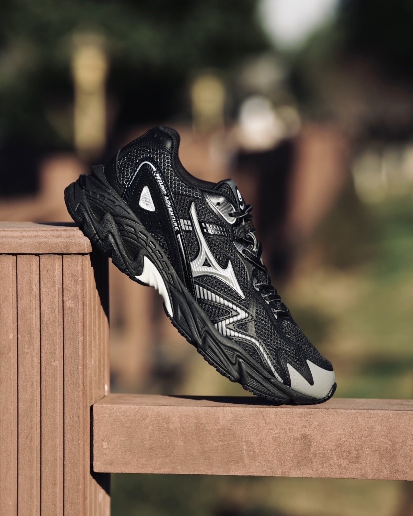 Mizuno Speed 2K 復古休閒跑步鞋 老爹鞋 男女同款 黑銀 D1GH222903