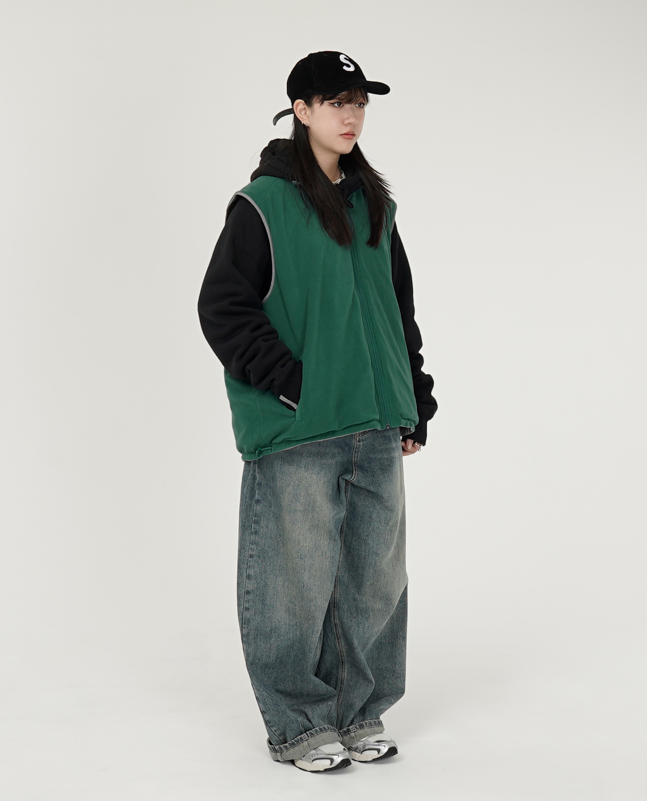 POP TRADING COMPANY Pop Reversible Safari Vest - 24FW