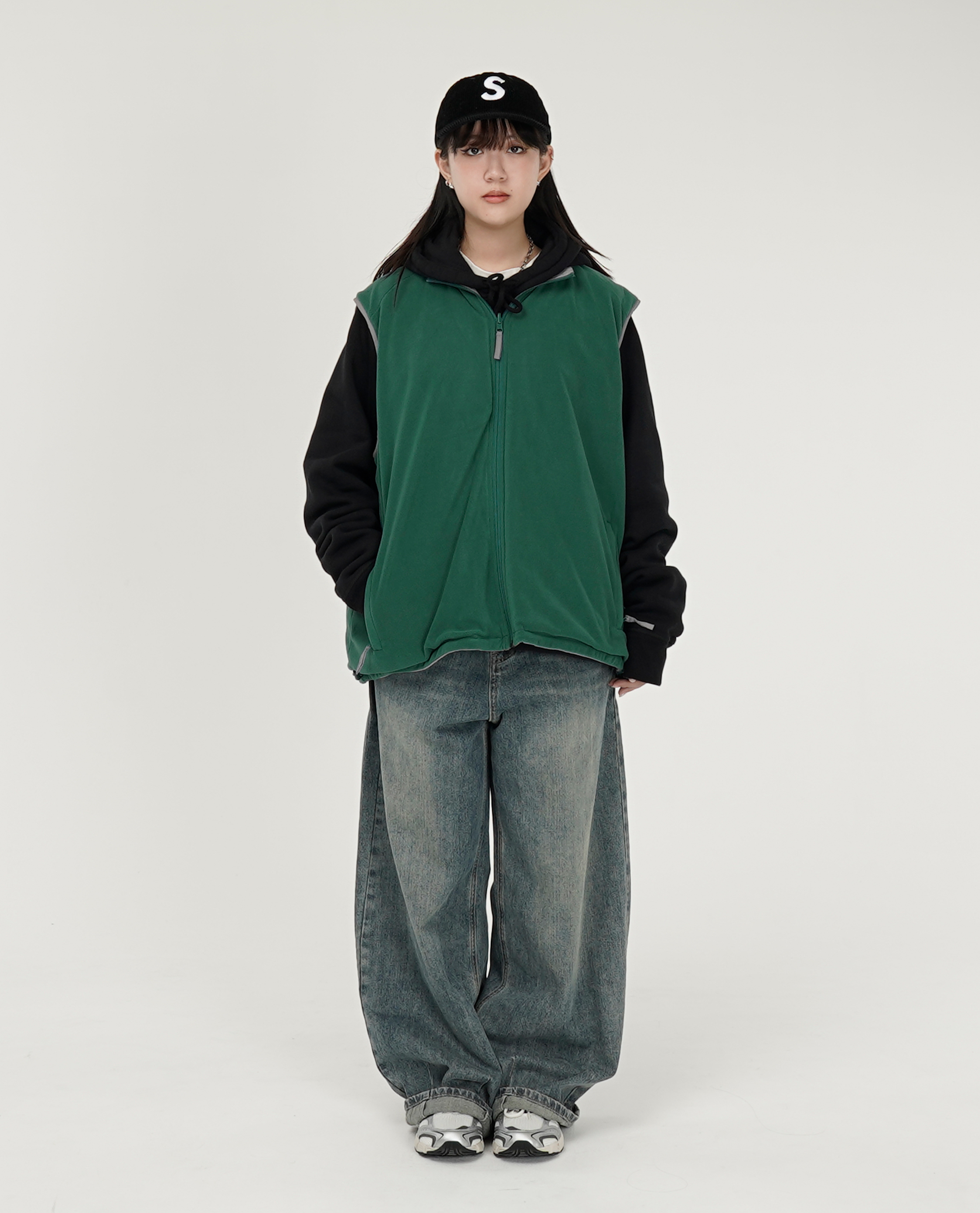 POP TRADING COMPANY Pop Reversible Safari Vest - 24FW