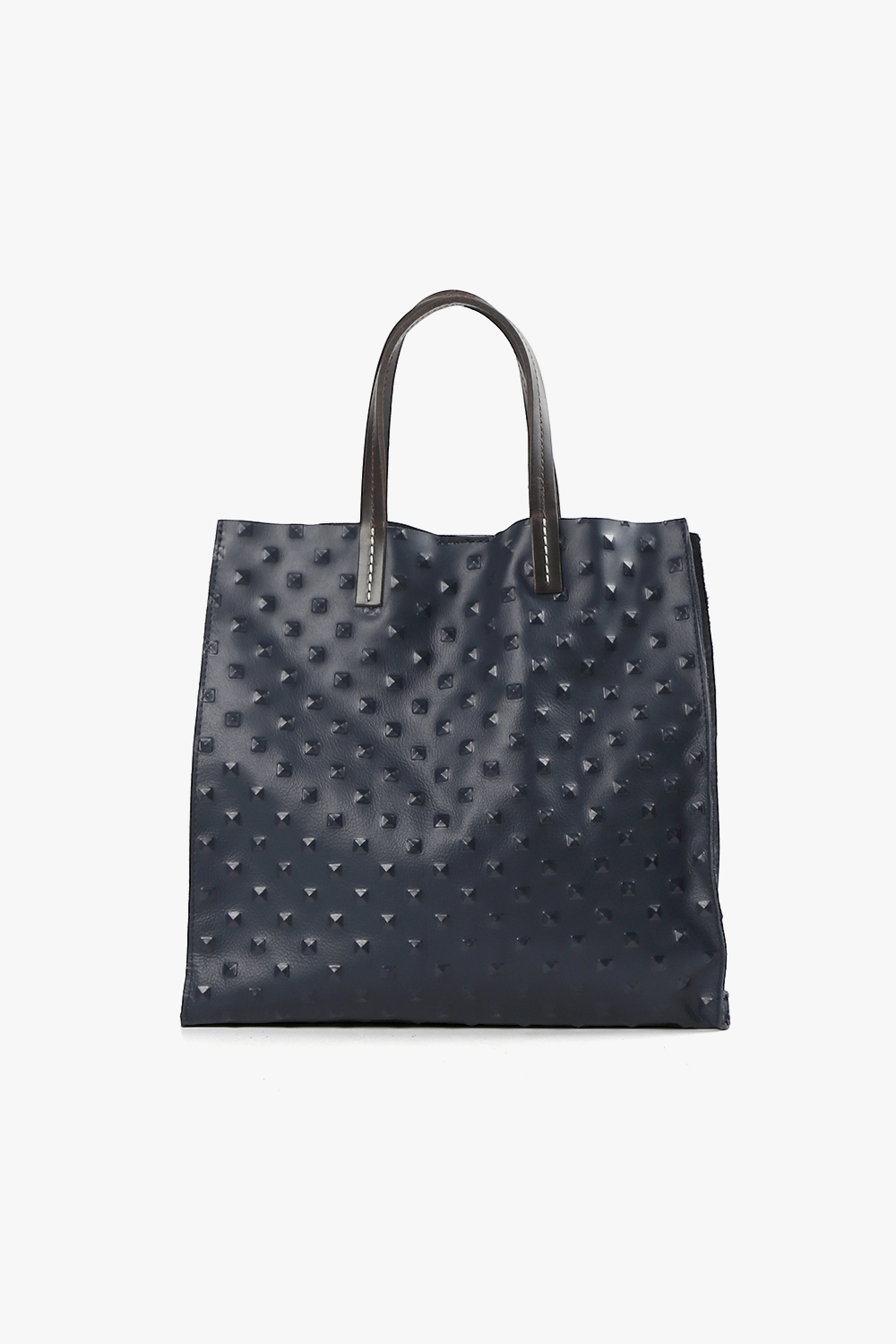 Pebble 立體壓紋托特包 深藍