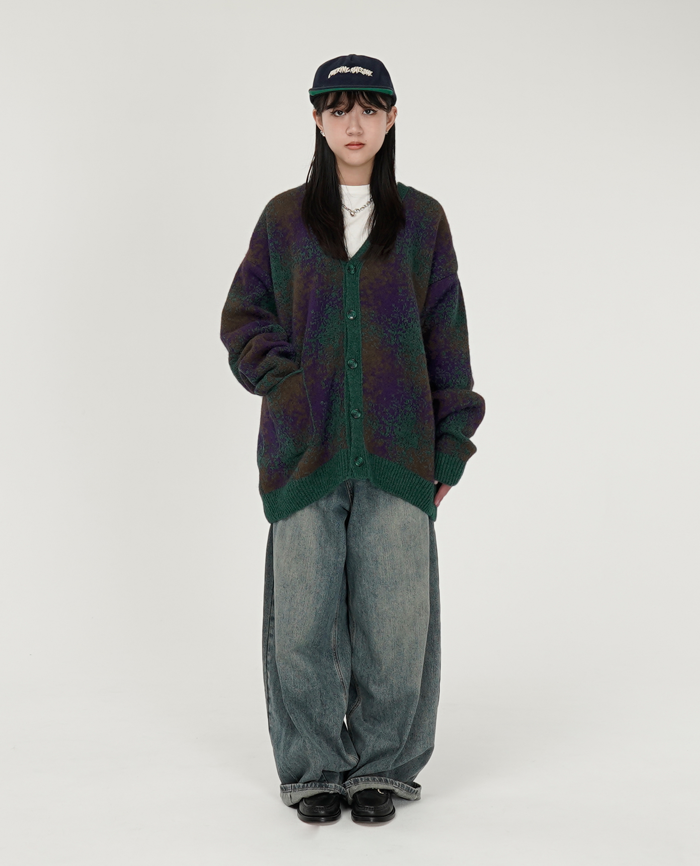 POP TRADING COMPANY Pop Knitted Cardigan 02 - 24FW