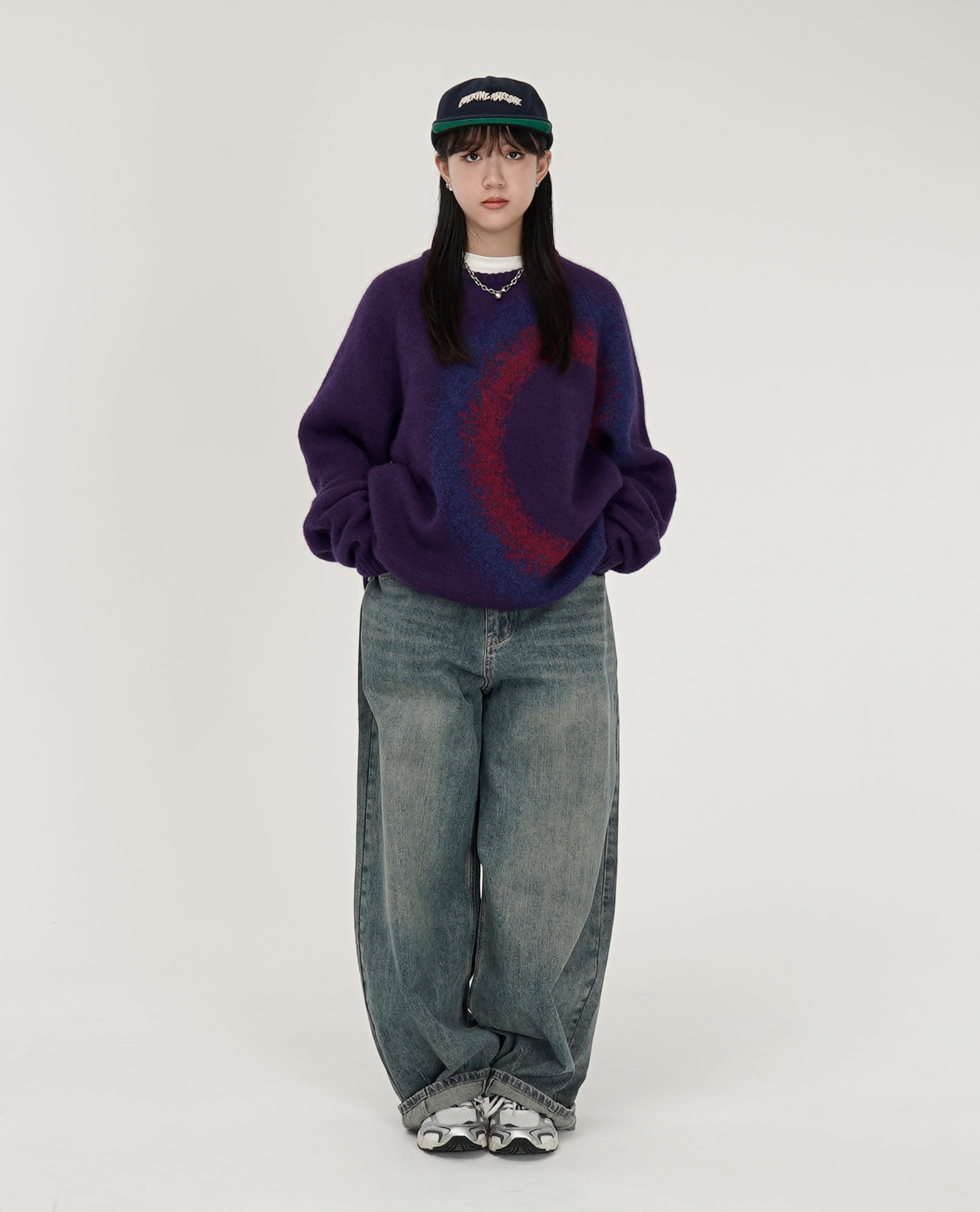 POP TRADING COMPANY Pop O Knitted Crewneck - 24FW