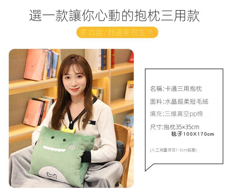 抱枕被子二合一兩用空調被 WS1853